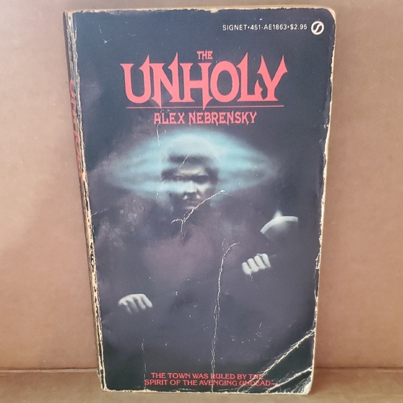 Signet Other - 2/$8 𖤐 The Unholy by Alex Nebrensky Paperback